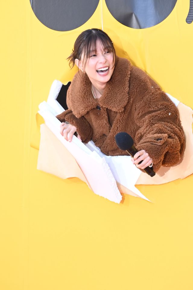 芳根京子、パネルを突き破り登場！ディズニー＆ピクサー『私がビーバーになる時』声優発表イベント（18枚目）