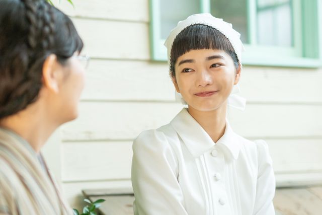【画像7枚】朝ドラ「風、薫る」直美（上坂樹里）はシマケン（佐野晶哉）と会って…第64回場面写真（2枚目）