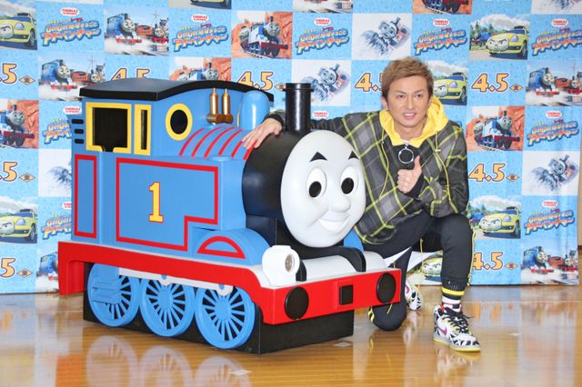 ISSA、登場！『映画　きかんしゃトーマス Go!Go! 地球まるごとアドベンチャー』公開アフレコ（5枚目）