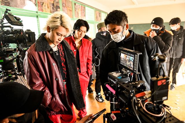 美しすぎる須嵜役・中本悠太の横顔！映画『HiGH&LOW THE WORST X』メイキング写真（2枚目）