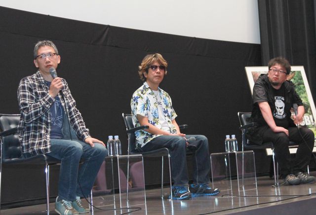 『WOOD JOB！』撮影の裏側を語った（左から）矢口史靖監督、佛田洋監督、樋口真嗣