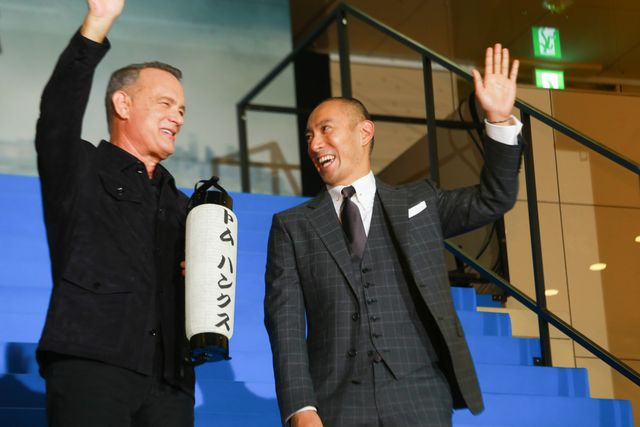 海老蔵は日本のジェームズ・ボンド！トム・ハンクス＆アーロン・エッカートが宣言！映画『ハドソン川の奇跡』ジャパンプレミアイベントギャラリー（12枚目）