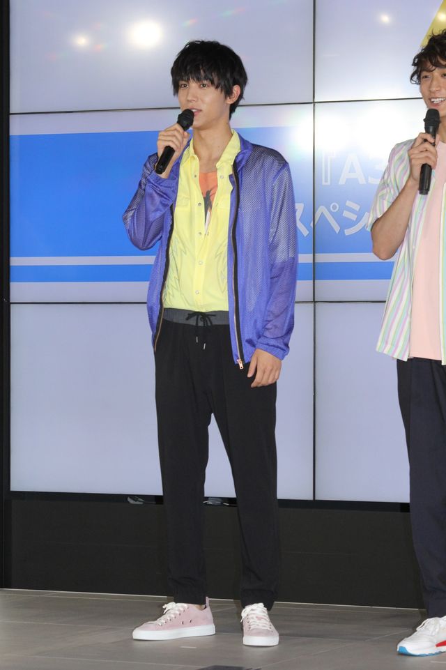 中川大志＆小関裕太が見つめ合う！「A3！」CMイベント：フォトギャラリー