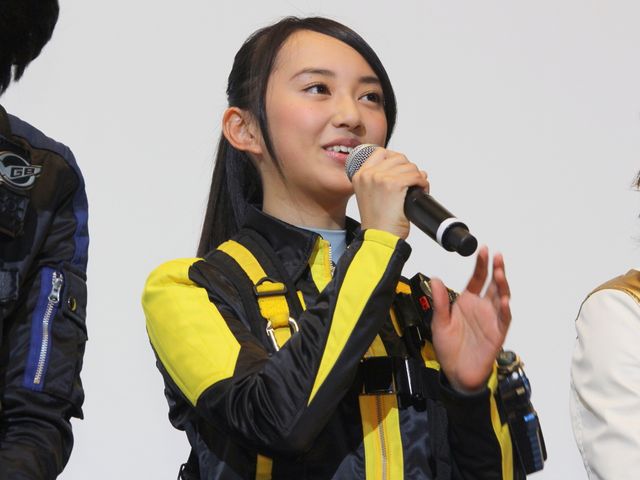 『獣電戦隊キョウリュウジャーVSゴーバスターズ 恐竜大決戦!さらば永遠の友よ』初日舞台あいさつフォトギャラリー（5枚目）