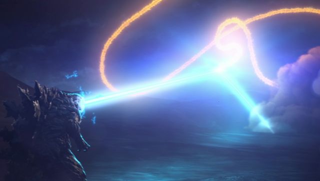 ゴジラ×ギドラの激戦！『GODZILLA 星を喰う者』場面カット（6枚目）