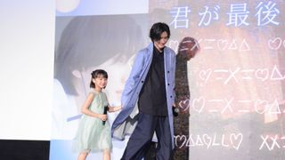 なにわ男子・道枝駿佑、“パパ”ぶり発揮　舞台あいさつで愛娘役をエスコート