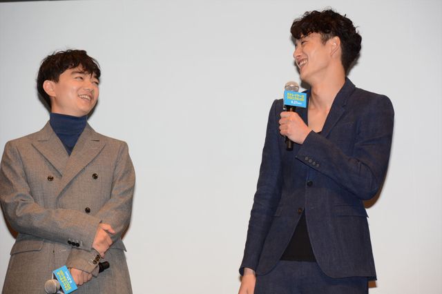 照れまくり！岡田将生が染谷将太に壁ドン！『ストレイヤーズ・クロニクル』ジャパンプレミアフォトギャラリー（5枚目）