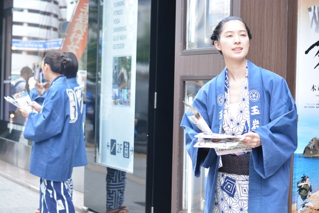 シコを踏む寛一郎！『菊とギロチン』初日舞台あいさつ（2枚目）