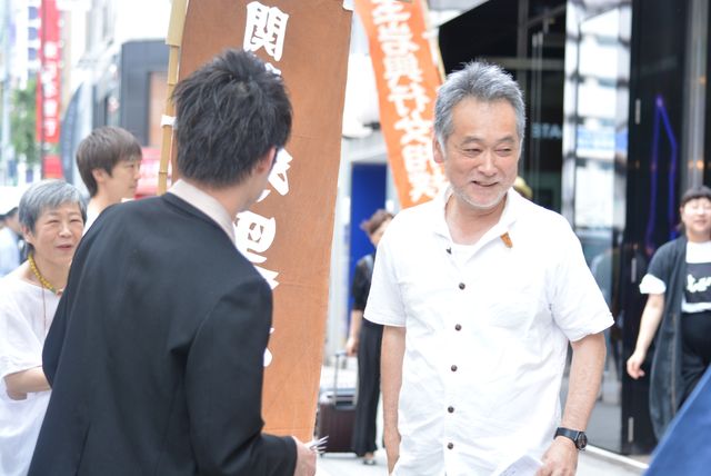 シコを踏む寛一郎！『菊とギロチン』初日舞台あいさつ（4枚目）