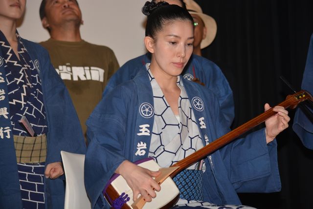 シコを踏む寛一郎！『菊とギロチン』初日舞台あいさつ（6枚目）