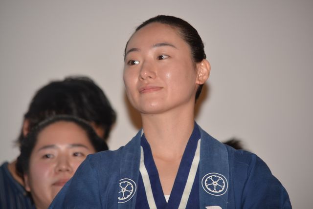 シコを踏む寛一郎！『菊とギロチン』初日舞台あいさつ（11枚目）