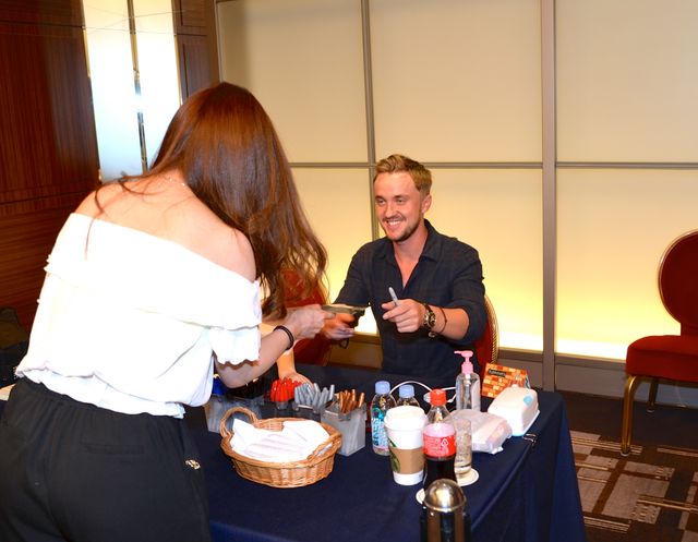 『ハリポタ』マルフォイ役のトム・フェルトン来日！　「日本のファンは世界で一番熱い」　画像ギャラリー（4枚目）