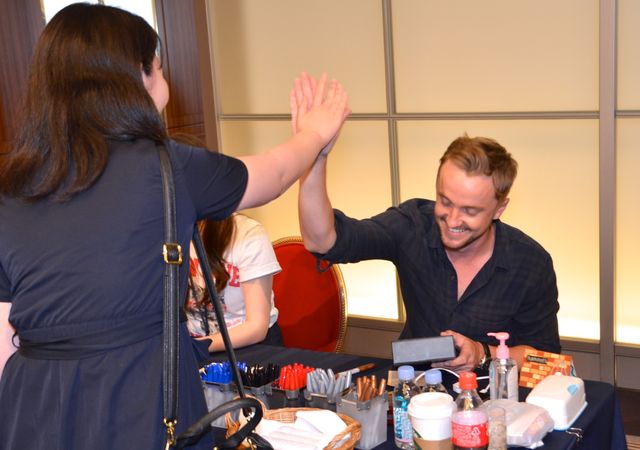 『ハリポタ』マルフォイ役のトム・フェルトン来日！　「日本のファンは世界で一番熱い」　画像ギャラリー（6枚目）