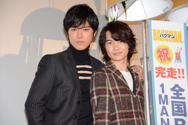 佐藤健への愛が止まらない！神木隆之介の禁断の隠し撮り？『バクマン。』大ヒット舞台あいさつ（8枚目）