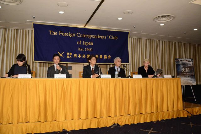 浅野×窪塚×イッセー『沈黙』に自信！記者会見フォトギャラリー（6枚目）