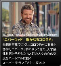 「エバーウッド　遥かなるコロラド」母親を事故で亡くし、コロラド州にある小さな町エバーウッドにやってきた、天才脳外科医と子どもたちと町の人々の心の交流をハートフルに描く