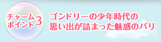 チャームポイント3:ゴンドリーの少年時代の思い出が詰まった魅惑のパリ